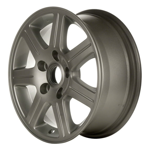 Kai Aluminum Alloy 16 X 6.5 Reconditioned OEM Wheel, All Silver, Fits 2008 - 2012 Chrysler Town & Country