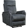 thumbnail image 1 of Kai Modern Contemporary Power Recliner Blue with USB Charger, 1 of 9