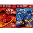 thumbnail image 1 of Pre-Owned Kai, Ninja of Fire & Jay, Ninja of Lightning (Lego Ninjago Masters of Spinjitzu Chapter Books) (Paperback) 0545398223 9780545398220, 1 of 1