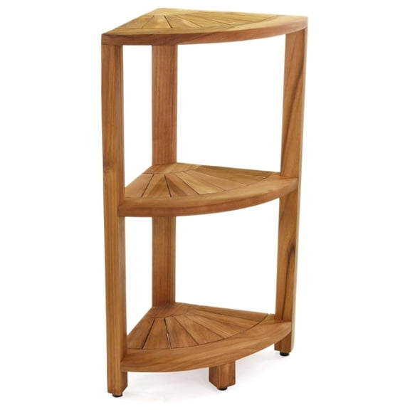 Kai-Petite Teak Corner Shower Storage Stand