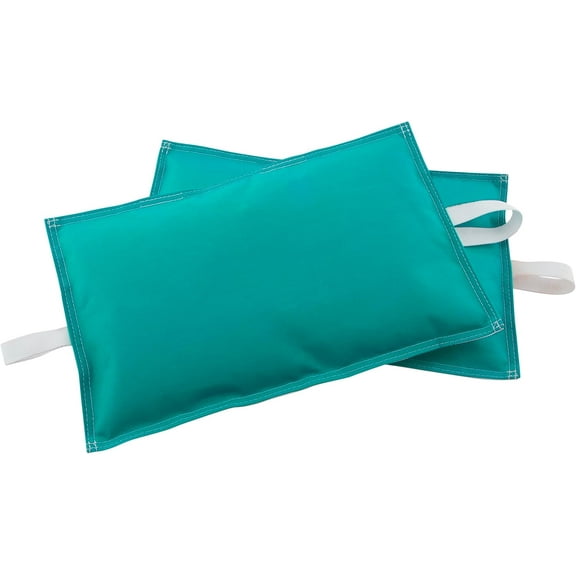 Kai Shelf Lounger Resort Pillow, Resort-Like Comfort, Pool Accessories, Adjustable Velcro Strap, Set of Two, Aruba