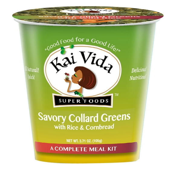 Kai Vida Collard Greens with Wild Rice & Cornbread Kits (3-Pack)