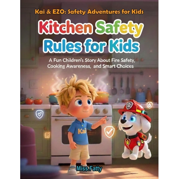 Kai & Ezo: Safety Adventures for Kid Kitchen Safety Rules for Kids: A Fun Children's Story About Fire Safety, Cooking Awareness, and Smart Choices, (Paperback)