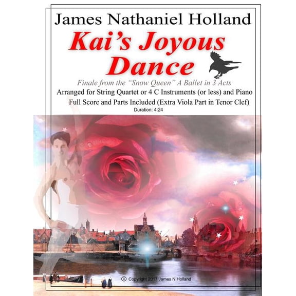 Kai's Joyous Dance : From the the Snow Queen Ballet, Arranged for 4 C Instruments and Piano