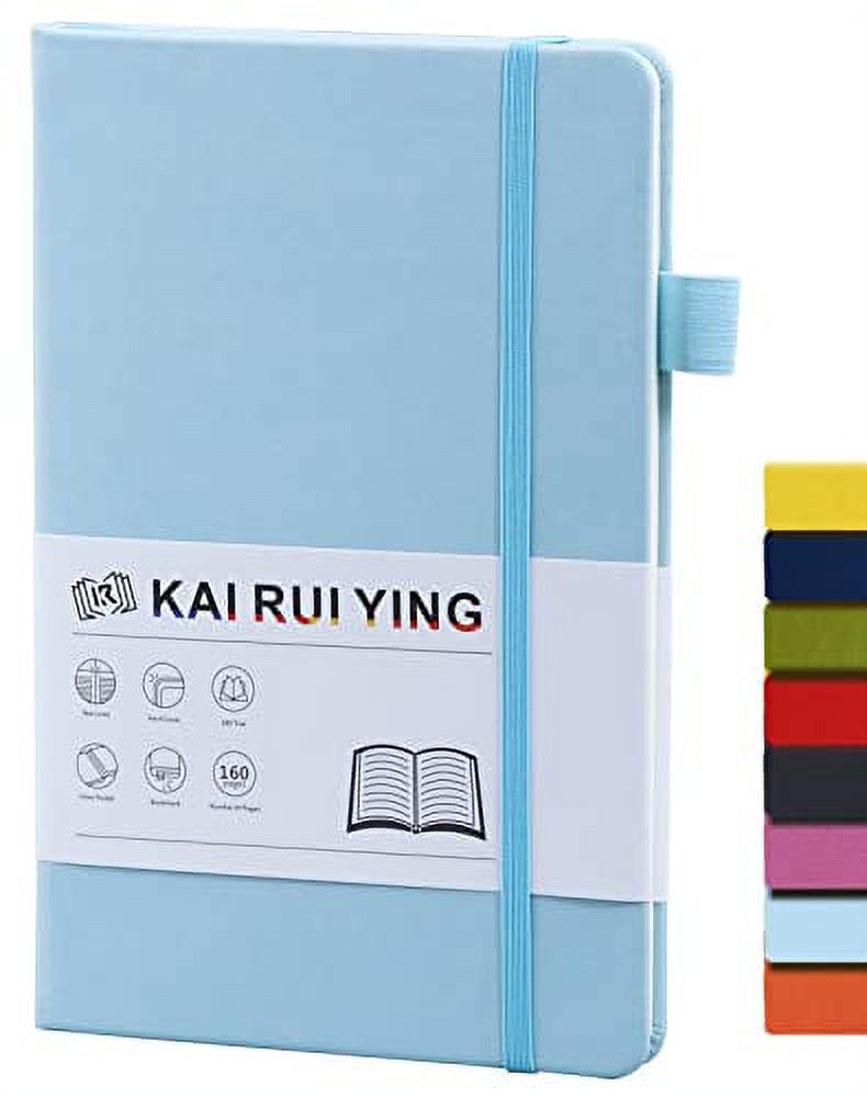KaiRuiYing Journal Notebook with Pen Holder, A5 Hardcover Notebooks for