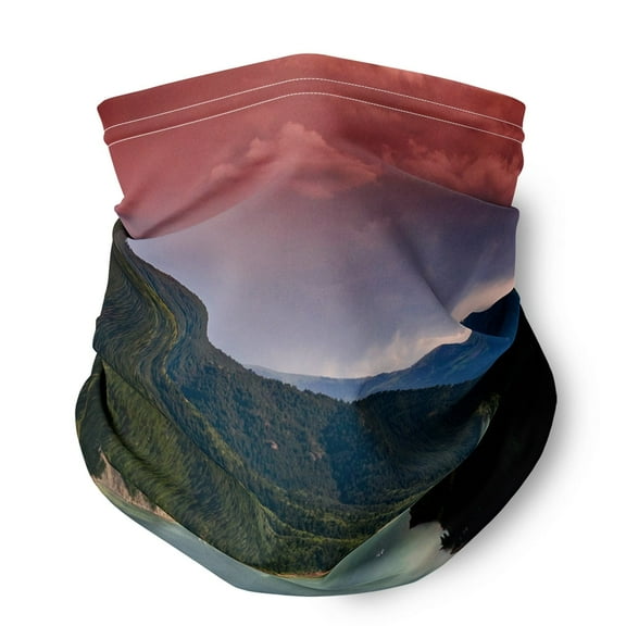Kaiback Neck and Face Gaiters - Nature themed Face Coverings (Palisades Reservoir)