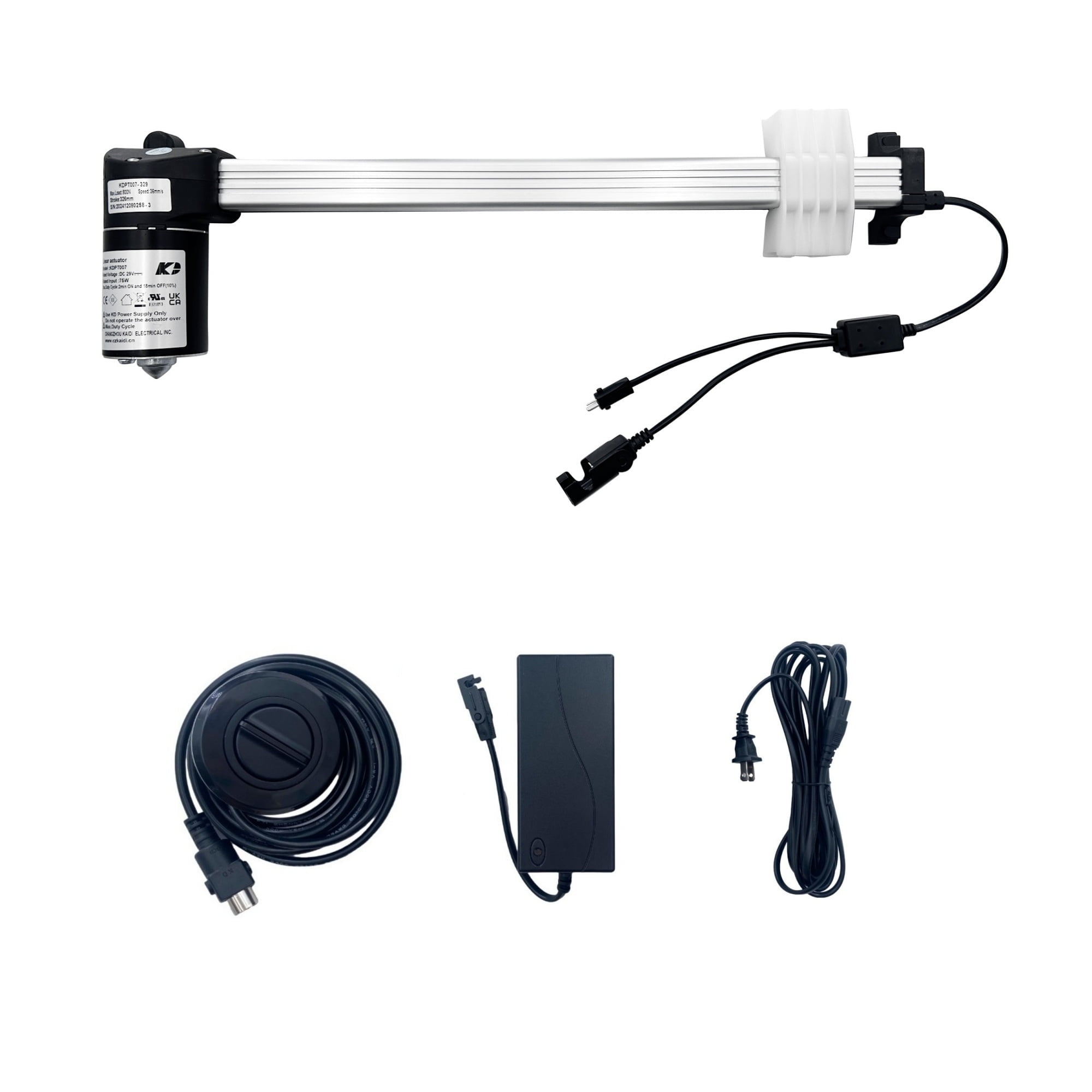 Kaidi Linear Actuator Model KDPT007-329 Motor Kit Replacement for Recliner Lift Chairs Sofa