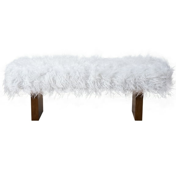 Kaido 51" Wide Japandi Style Plush Upholstered Luxury Bench in Khaki