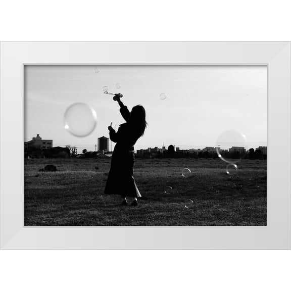 Kaido, Arata 14x11 White Modern Wood Framed Museum Art Print Titled - Bubble