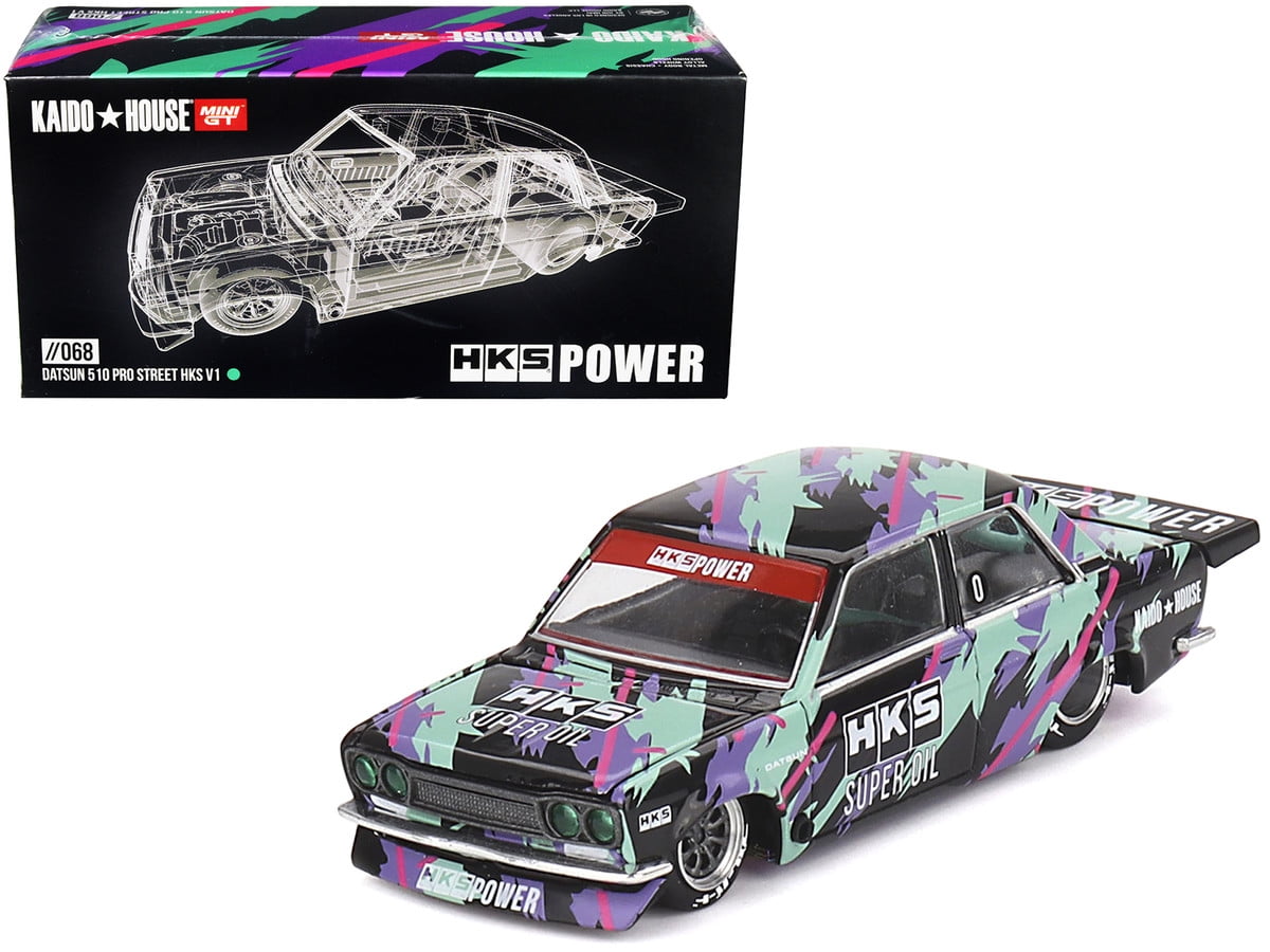 【リアル！】Kaido House 510 ブルーバード HKS Kaido House x MINI GT Datsun 510 Street HKS Nissan Fairlady