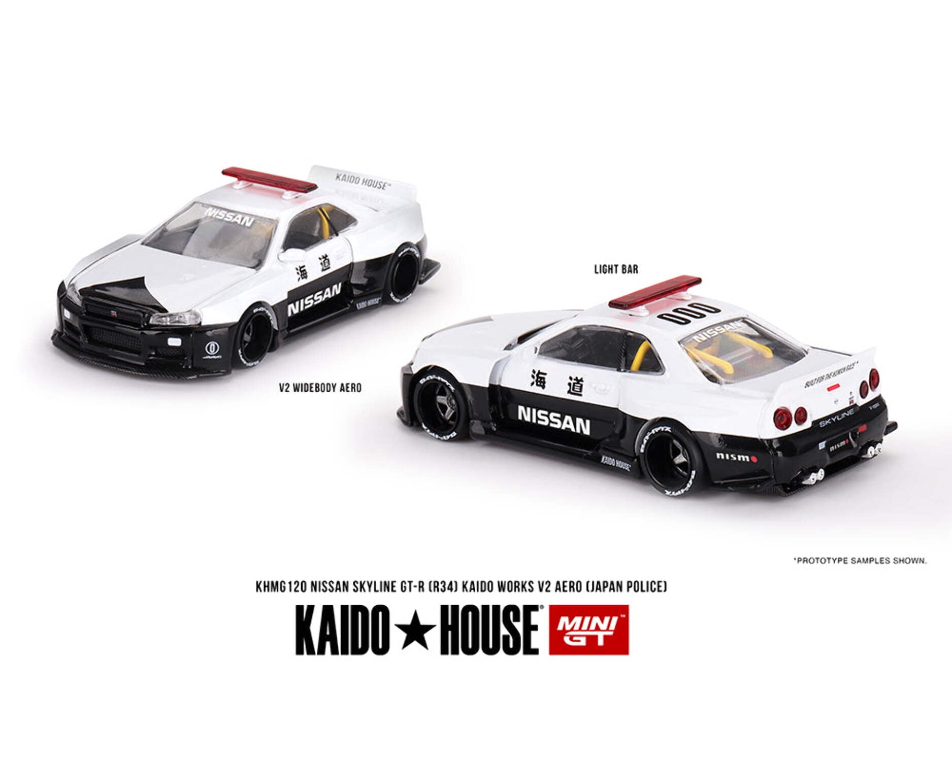 Kaido House x Mini GT Nissan Skyline GT-R R34 Kaido Works V2 Kaido House x Mini GT Nissan Skyline GT-R R34 Kaido Works V2