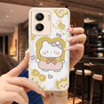 KaierterenPhone Case For Huawei Honor X40i, luxurious Cartoon Silica