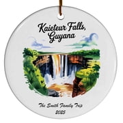 Kaieteur Falls Christmas Ornament, Collection of City Travel Souvenirs for Family and Friends, Christmas Tree Ornament City Travel, Trips of The Year, Christmas Ornament 2025