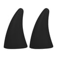 thumbnail image 1 of Kaigelin 1 Pair 3D Devil Horn Car Roof Decoration Stereo Bumper Hood Stickers Car Helmet Sticker Decal for Halloween Ornament Bull Horn Styling Search Tool Easy to Find Car Black Red superior, 1 of 9