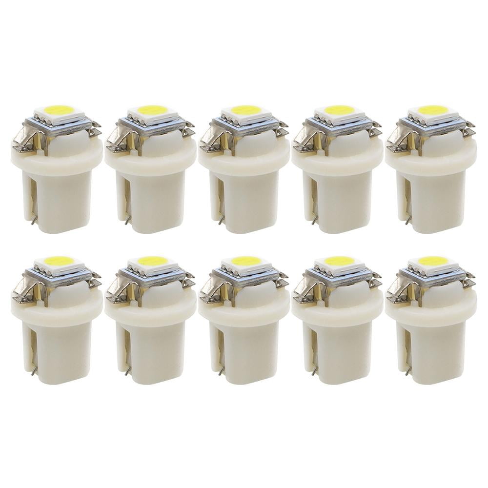 Kaigelin 10PCS T5 B8.5D 5050 LED Lamp Instrument Dashboard Indicator ...