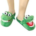 thumbnail image 1 of Kaigelin Adult Humor Slippers Mouth Open Plush Shoes for Women Novelty Cute Animal Mouth Slippers Mouth Open Cute Slipper for Women Men masterly, 1 of 7