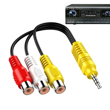 Kaigelin Video AV Component Adapter AV Connector Video AV Adapter Cables Plug and Play Conversion Adaptor for Audio Video AV TVs superior