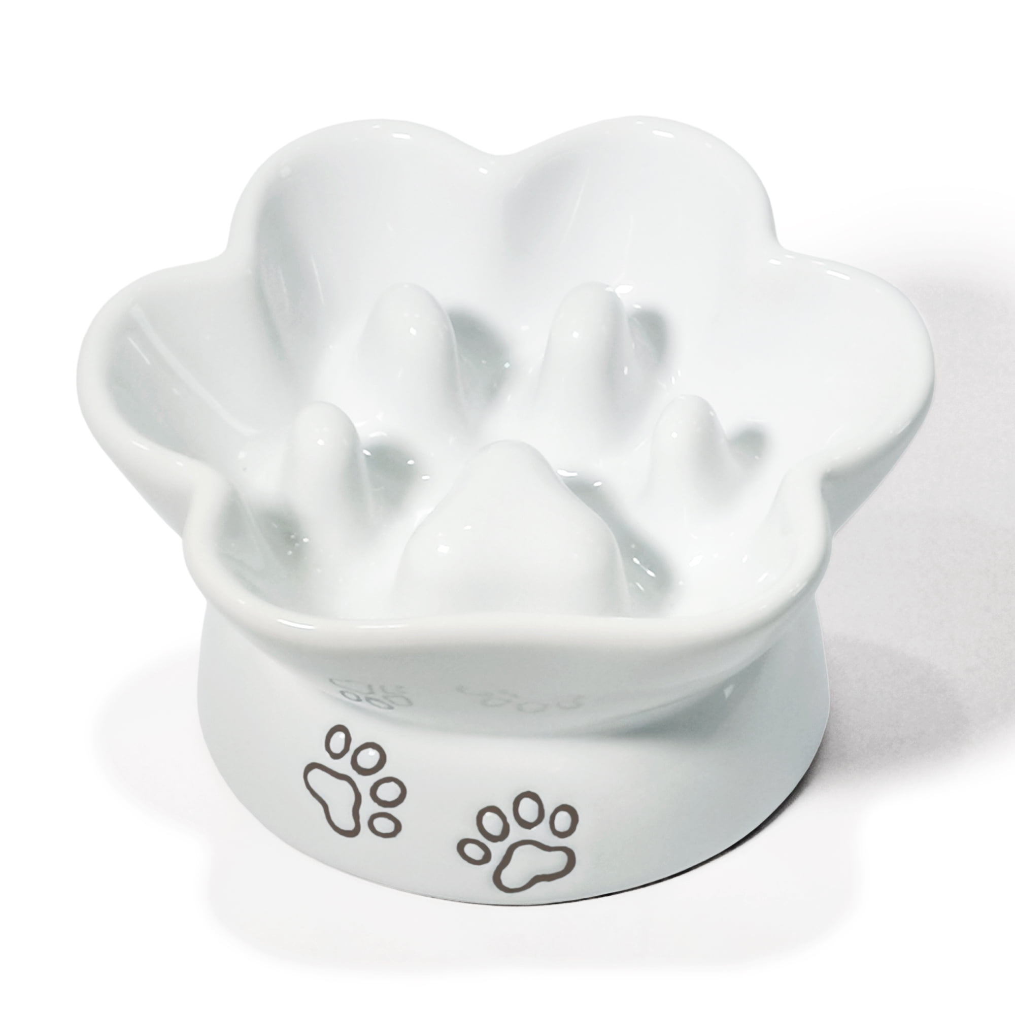 LE TAUCI Slow Feeder Dog Bowls Ceramic, 1.5 Cups Slow Eater Bowl for Dogs,  Puppy Slow Feeder Bow for Fast Eaters, Dog Dishes to Slow Down Eating