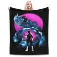 thumbnail image 1 of Kaiju No 8 Cartoon Blanket, Ultra Soft Cozy Luxury Fleece Throw Blanket For Couch Bed Sofa, All Season Warm Flannel Blankets Bedding for Kids Boys Girls, 1 of 7