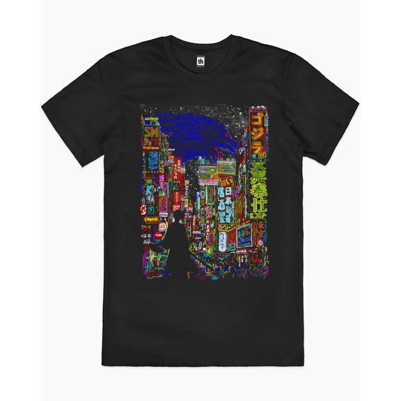 Kaiju City T-Shirt Australia Online colour_black