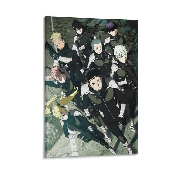 Kaiju No 8 Anime Poster (13) Art Poster Canvas Painting Decor Wall Print Photo Gifts Home Modern Decorative Posters 12x18inch(30x45cm)