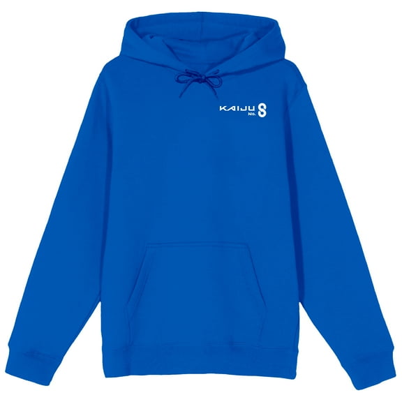 Kaiju No. 8 Kafka Hibino Adult Royal Blue Long Sleeve Hooded Sweatshirt-Medium