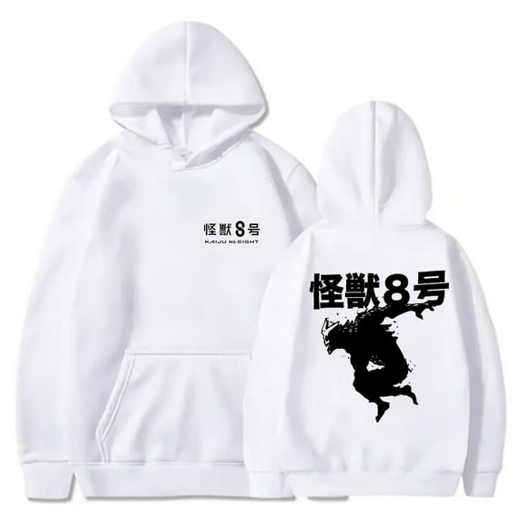 Kaiju No.8 Merch Hoodies New Logo Pullovers Cosplay Women Men Fashion Casual Harajuku Hooded Sweatshirts