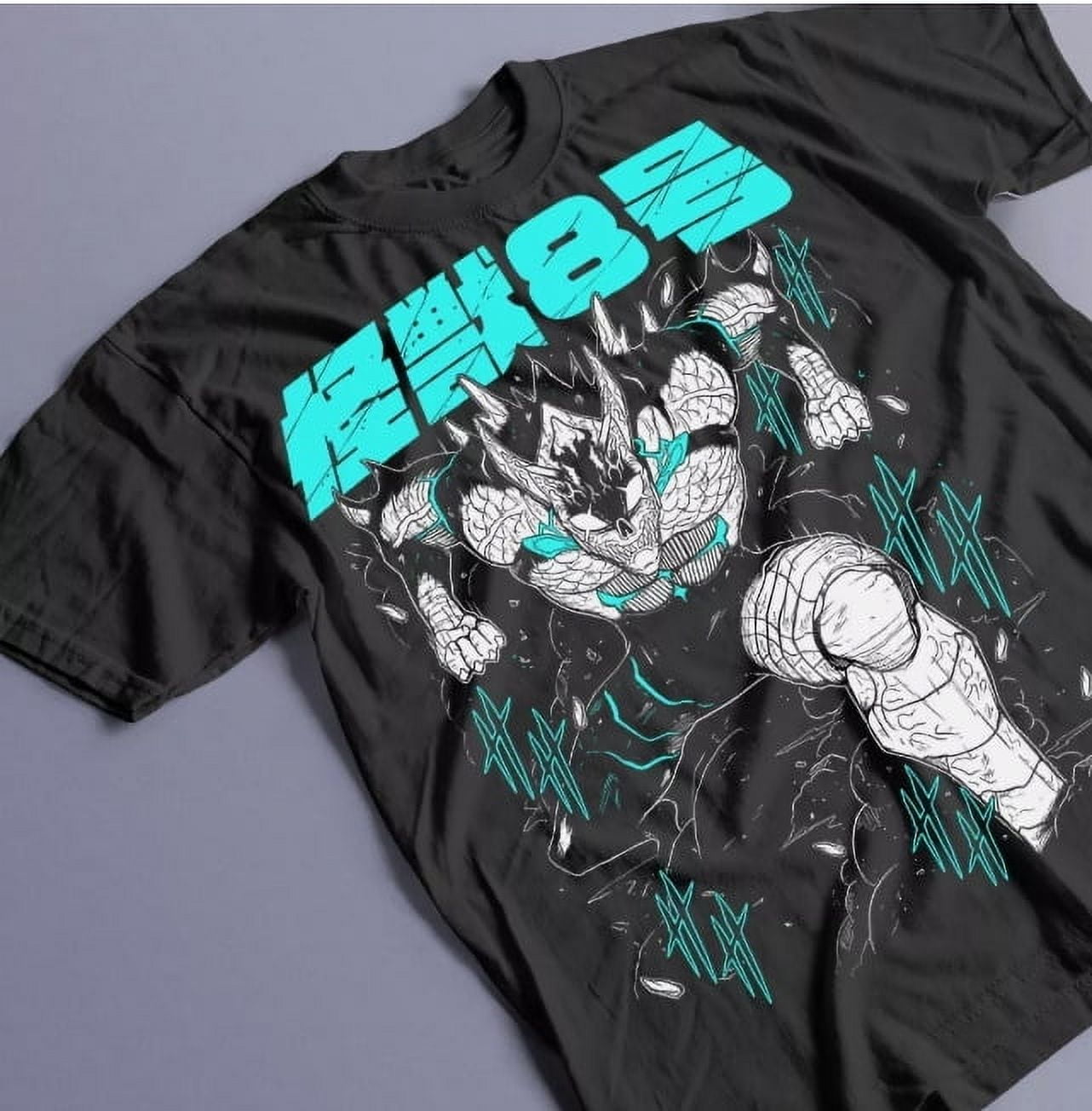 T-shirt Kaiju No 8 Mina Ashiro | Anime Manga | Couleur Noire | Toutes Tailles | Marque My01xop