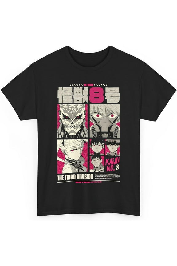 Kaiju No 8 Tshirt Unisex Short Sleeve Anime T-Shirts Men Women Streetwear Printing Casual Fashion