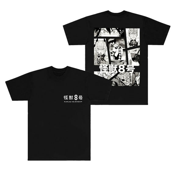 Kaiju No.8 Vintage T-shirts New Logo Merch Tee Summer Women Men Fashion Casual Streetwear Short Sleeve