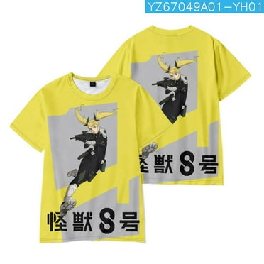 Kaiju No.Eight T-Shirt Unisex Short Sleeve Crew Neck Tee Cosplay 2024 New Anime Merch