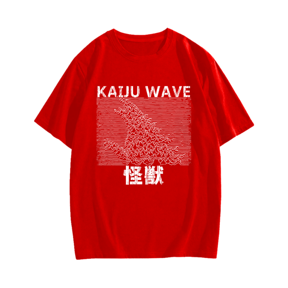 Kaiju Wave Cotton casual T-shirt