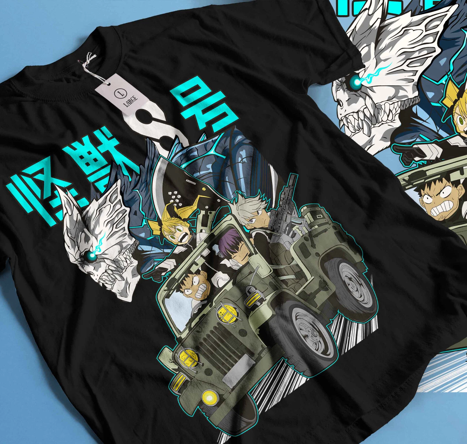 Sweat à Capuche Anime Mina Shiro Kaiju No. 8 - T-shirt Graphique Vintage, Unisexe