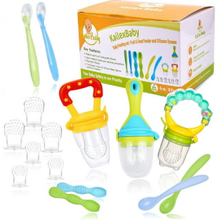 Baby Spoons Silicone Baby Led Weaning Feeding Spoon Set with Baby Fruit  Feeder Pacifier Fresh Food