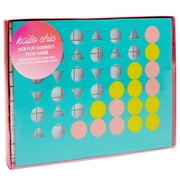 C.R. Gibson GMC4-24803 Kailo Chic Acrylic Connect Four Board Game for Kids, 8" W x 10.5" H, Multicolor, 43pcs