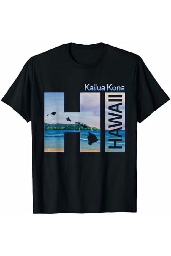 Kailua Kona HI Hawaii Aloha State Vacation T-Shirt
