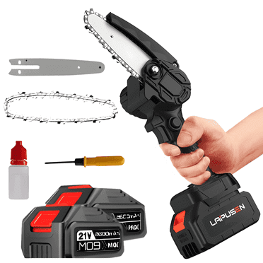 Kailwokk Mini Chainsaw 6-inch, Handheld Chainsaw Pruning Men Women Gifts for Wood Cutting