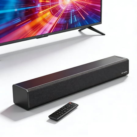 Sound Bar for Smart TV: ETEPEHI Bluetooth TV Sound Bar,16 Inches Bluetooth 5.3 Soundbar Speakers with Optical/AUX/USB Connection,Home Audio Surround Sound System