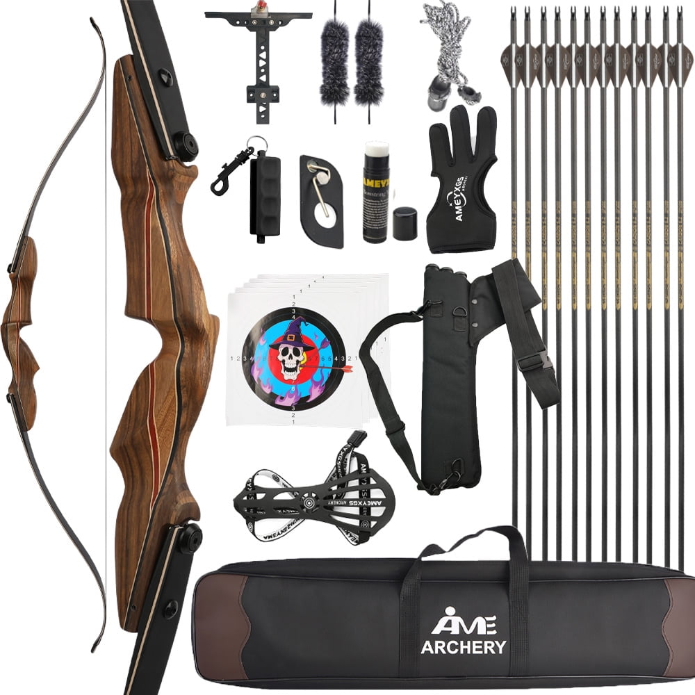 Kaimai 710 Recurve Bow 30–60 lbs – Takedown Model with Full Shooting Kit