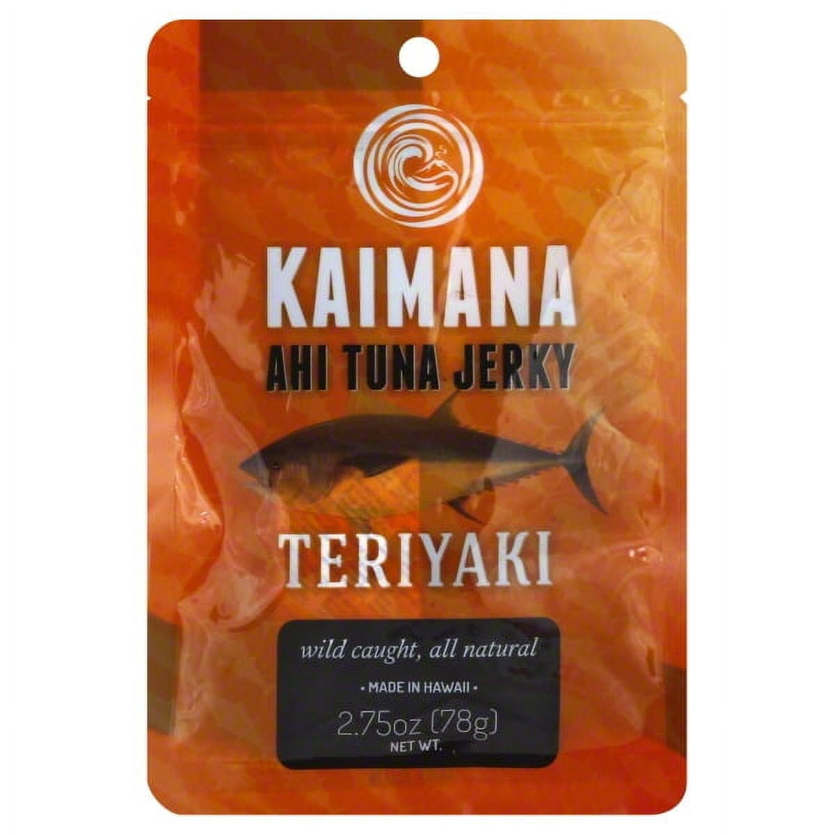 Kaimana All Natural Ahi Tuna Jerky 2.75oz Resealable Bag
