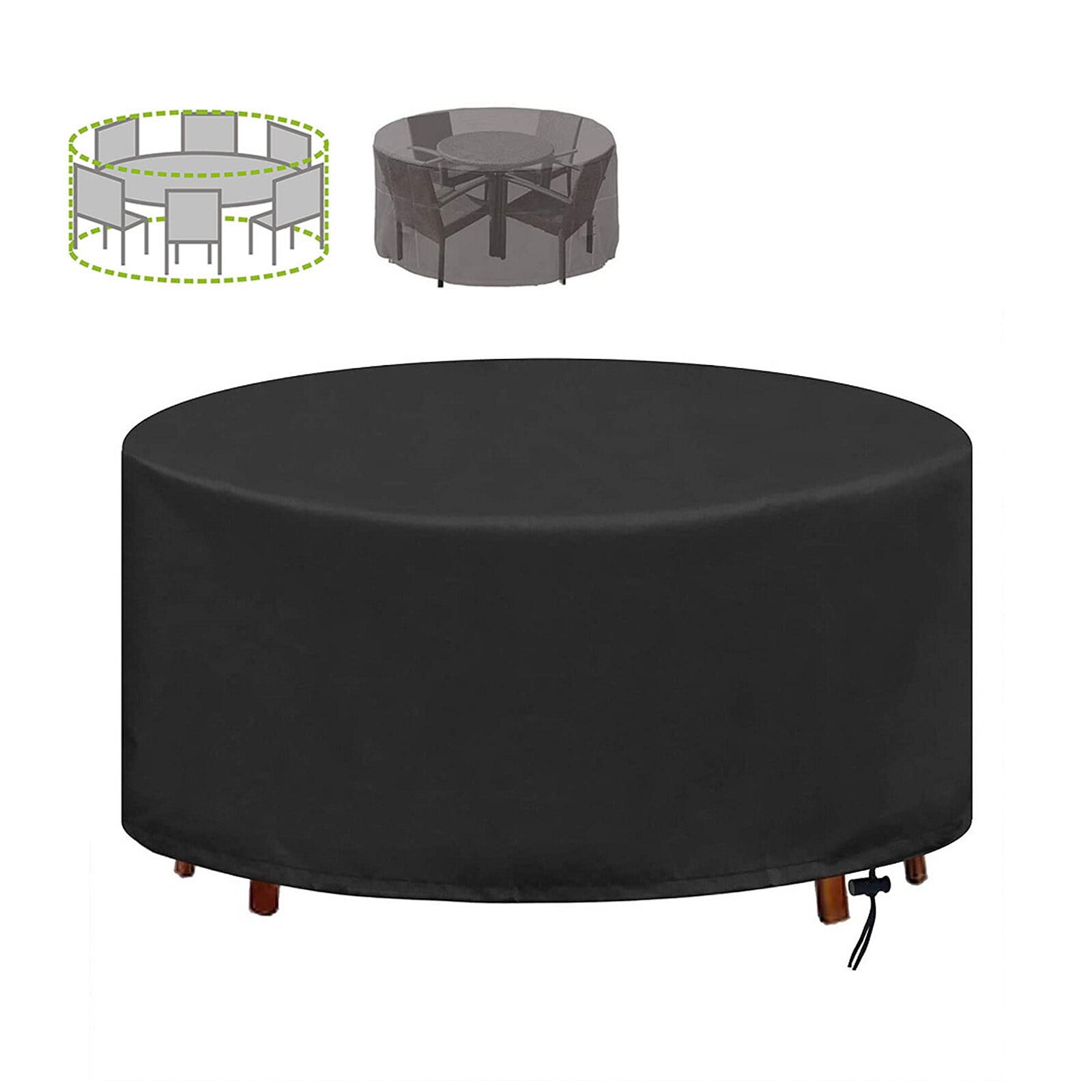 "Kaimingweb Weatherproof Round Garden Furniture Cover, 43""H*73""D