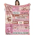 thumbnail image 1 of Kainsy 20th Birthday Gifts for Girls, 20th birthday blanket for Girl 20 Year Old Girl Birthday Gift Ideas Blanket Gifts for 20 Year Old Birthday Gift for Girl Daughter Granddaughter(50"x60"), 1 of 1