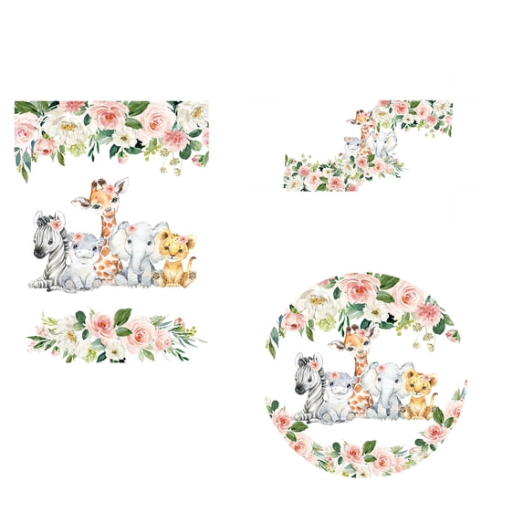 Baby Crib Bedding Set - - Animals Theme Nursery Bed 3 Pcs Set - - Chic Soft Blanket & Double Layer Dotted Backing, Fitted Sheet, Room Rug for Newborns Boys Girls Shower Gift(30"x40")