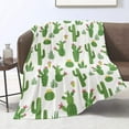 thumbnail image 1 of Kainsy Cactus Blanket Throw Cactus Gifts Blanket for Adult Kids Baby Cute Cacti Blanket Soft Flannel Fleece Cactus Decor Blankets for Bed Couch Sofa Birthday Gift(60"x80"), 1 of 8