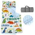Kainsy Dinosaur Nap Mat, Personalized Toddler Nap Mats for Daycare