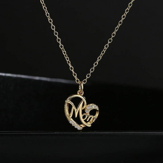 Kainuan Mothers Day Gift Necklace Heart Pendant for Mom Women Birthday Thanksgiving Christmas Gifts From Daughter
