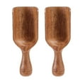 thumbnail image 1 of Kaireo 2 Wooden Coffee Spoons,Wooden for Jars Measuring Spoons for Ground Coffee Wood for Seasoning Laundry Shovel Measuring Multipurpose, 1 of 7
