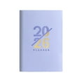 thumbnail image 1 of Kaireo 2026-2027 Weekly Planner,English Missing Edge Design With 2-Column Layout,5.8" X 8.5" Academic Calendar Covering 18 Months,July2025-December2026,Pu Leather Hardcover For Life Work Organization, 1 of 1