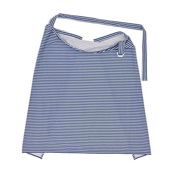 Kaireo Apron Navy Blue,Breathable Nursing Apron Soft Breastfeeding Cotton Blanket Cover for Mother Nursing Apron for Breastfeeding,Include:1✖ Nursing Cover-Up Gown