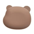 thumbnail image 1 of Kaireo Cartoon Bear Household Bone Spitting Dish Snack Plate Dining Table Small Plate Brown, Tableware, Stainless Steel Bowl, 1 of 2